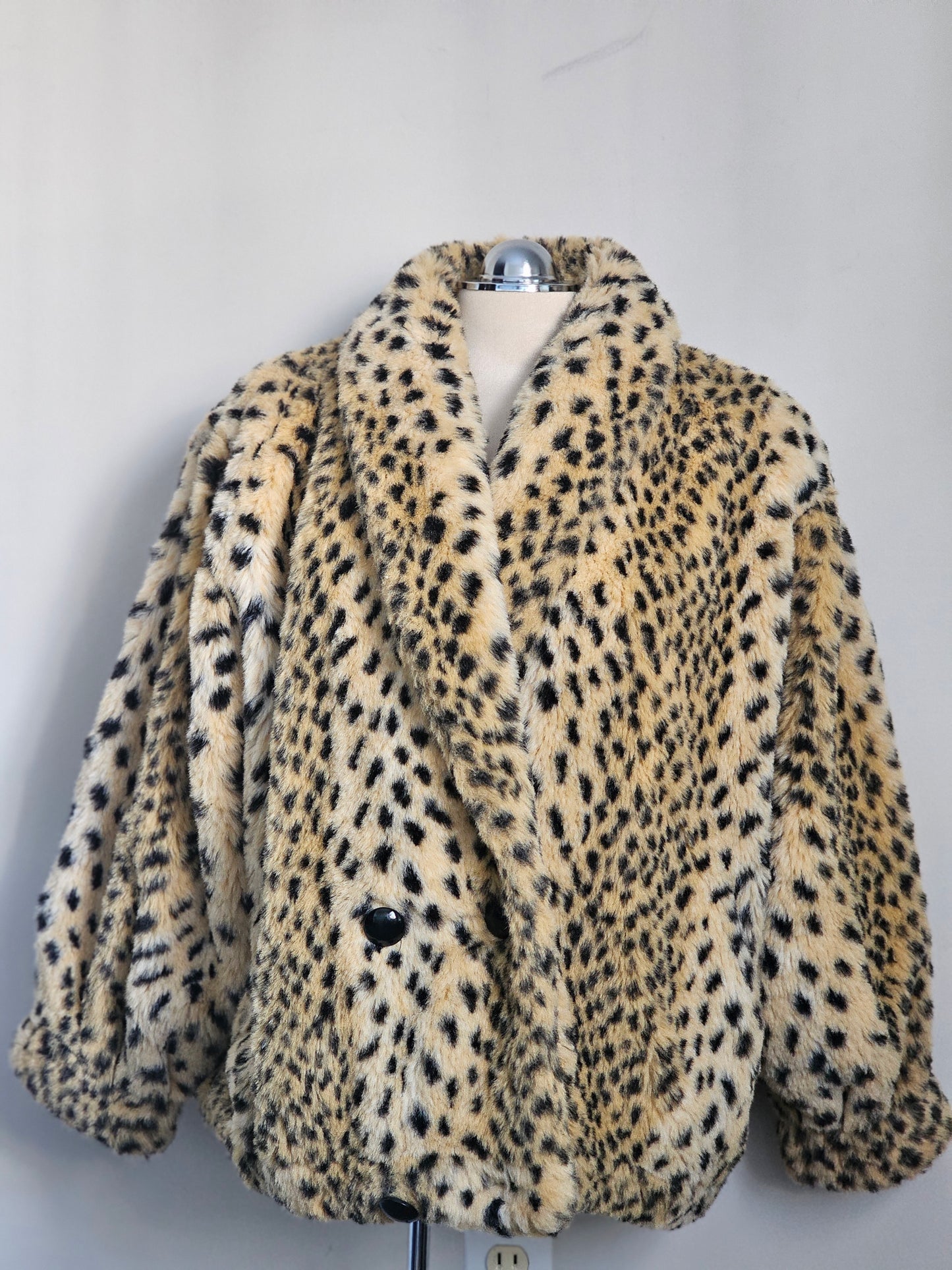 Jordache Leopard Faux Fur