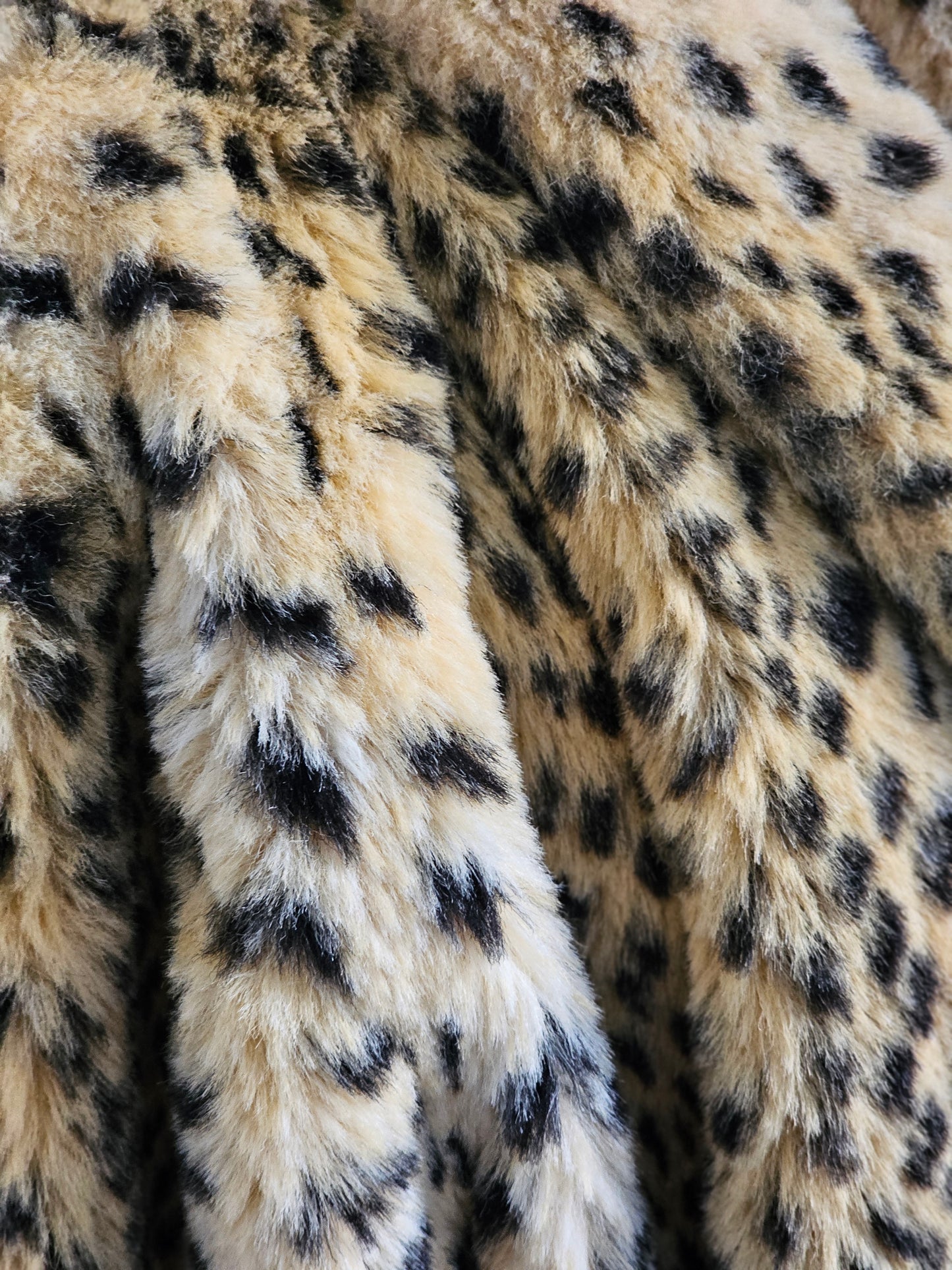 Jordache Leopard Faux Fur