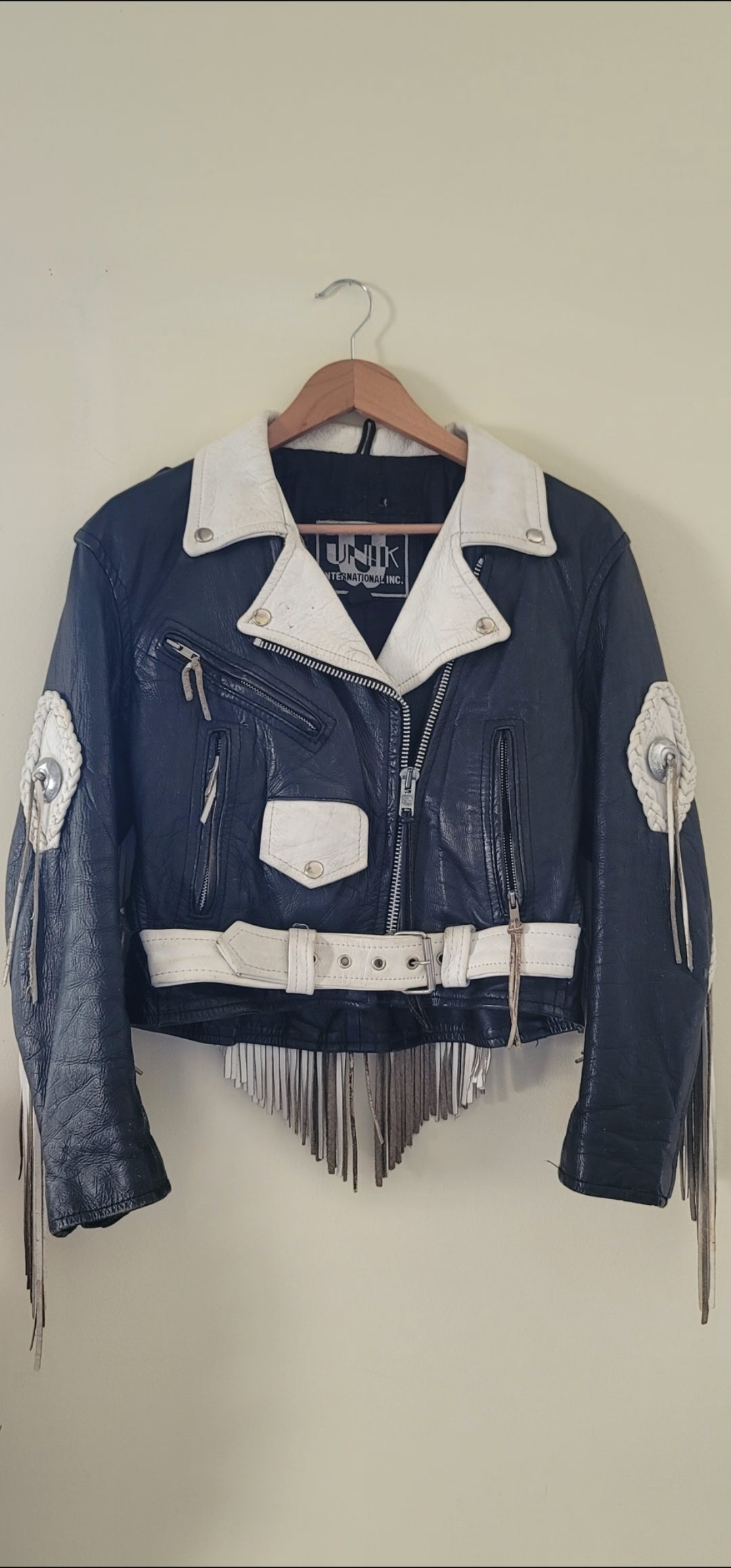 Vintage Biker Leather Jacket