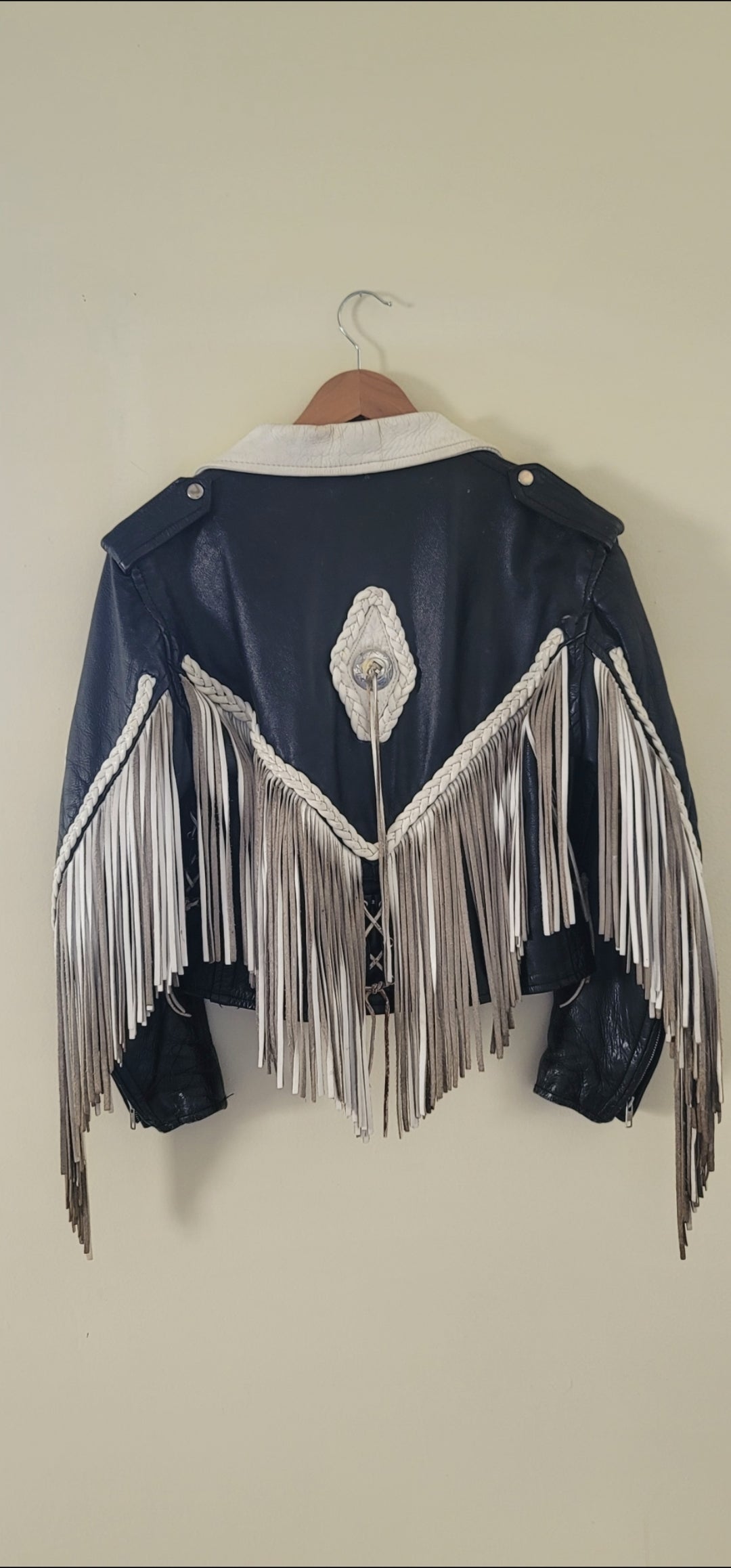 Vintage Biker Leather Jacket