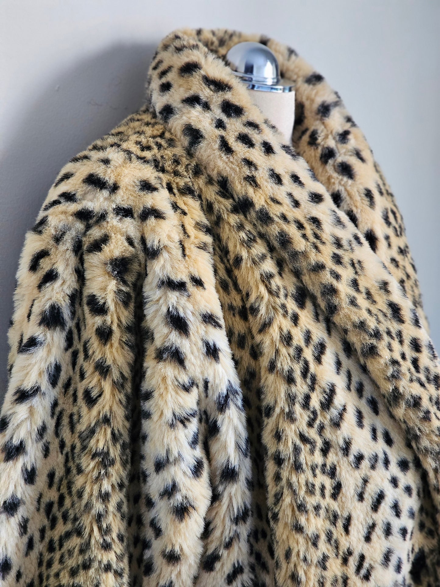 Jordache Leopard Faux Fur