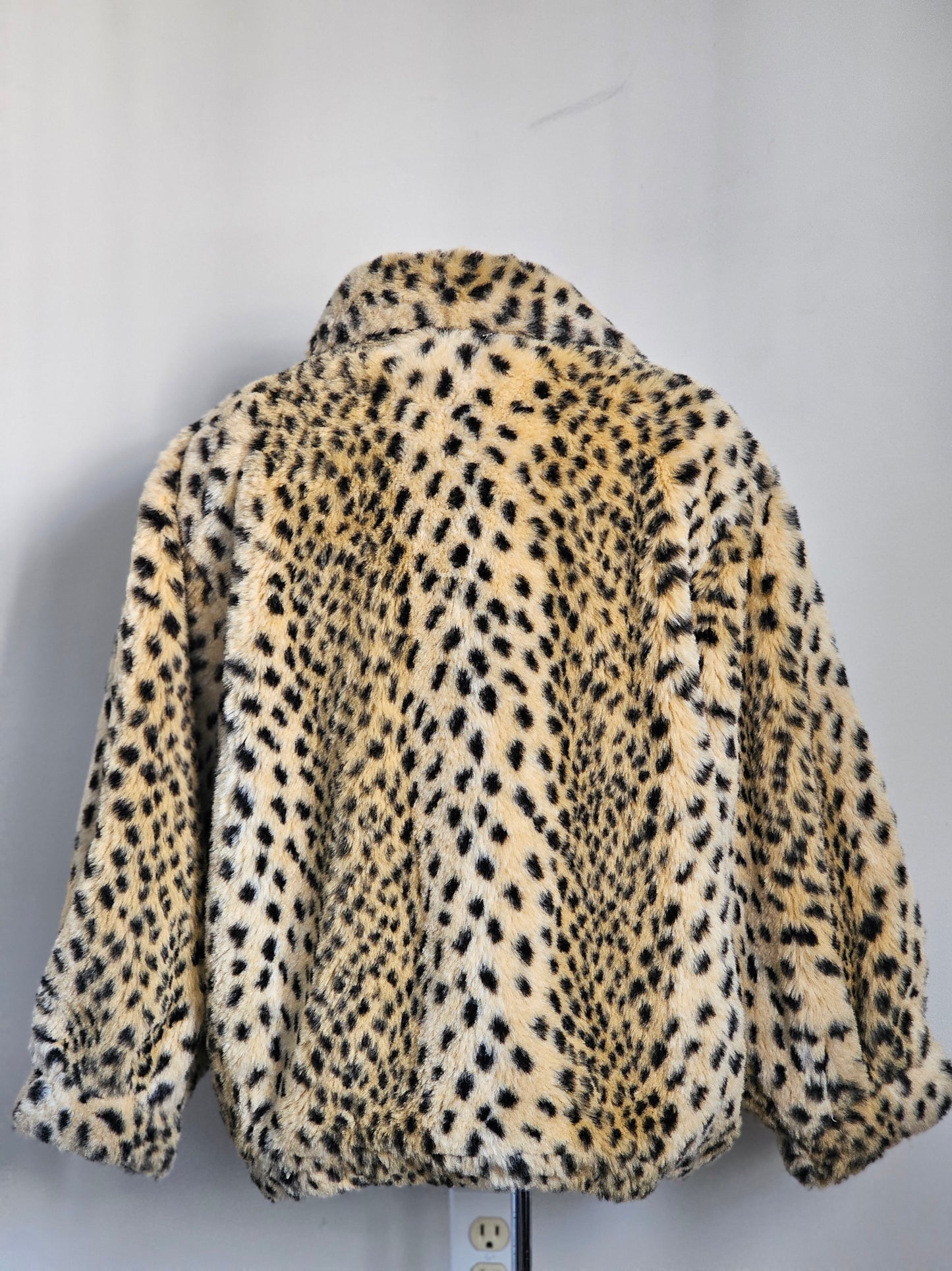 Jordache Leopard Faux Fur